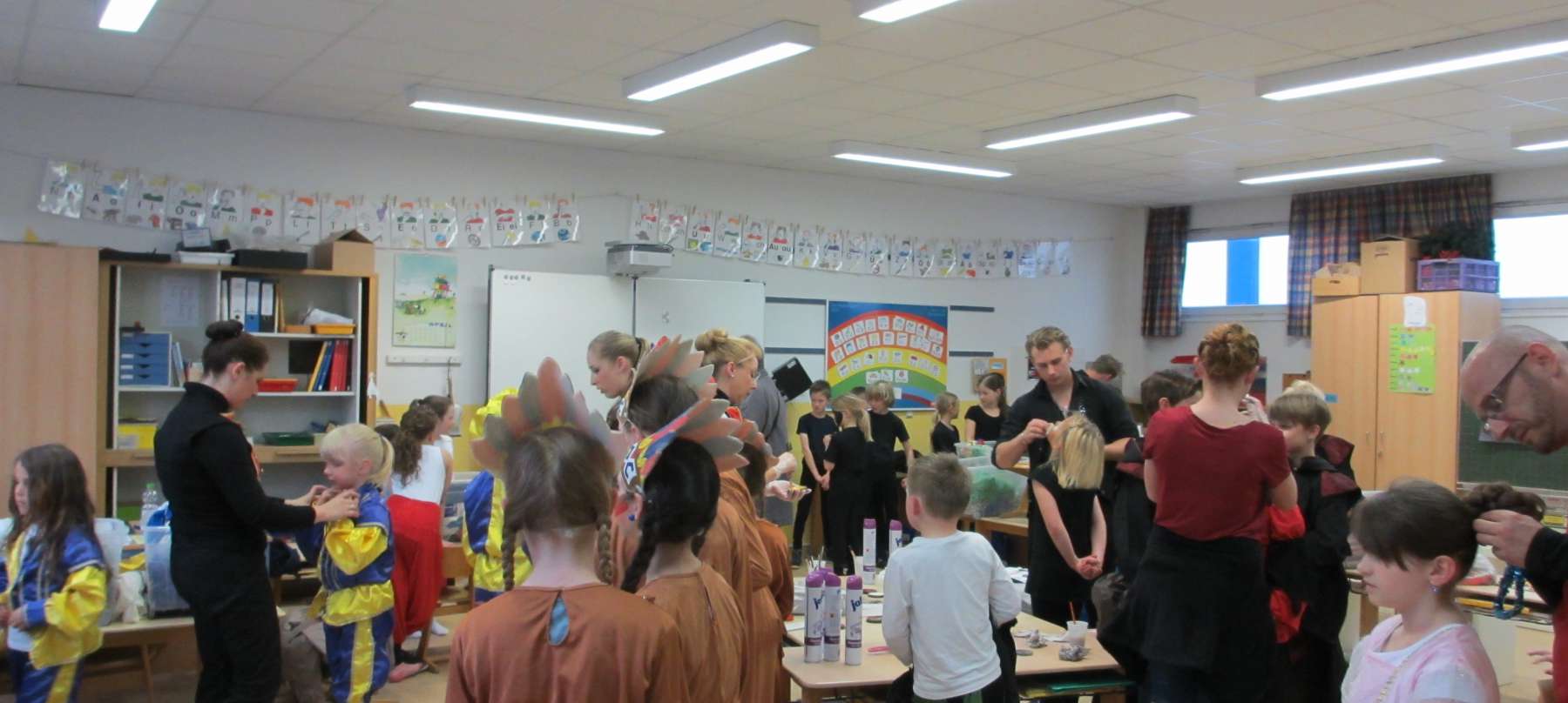 A circus project at the St. Nikolaus catholic elementary school